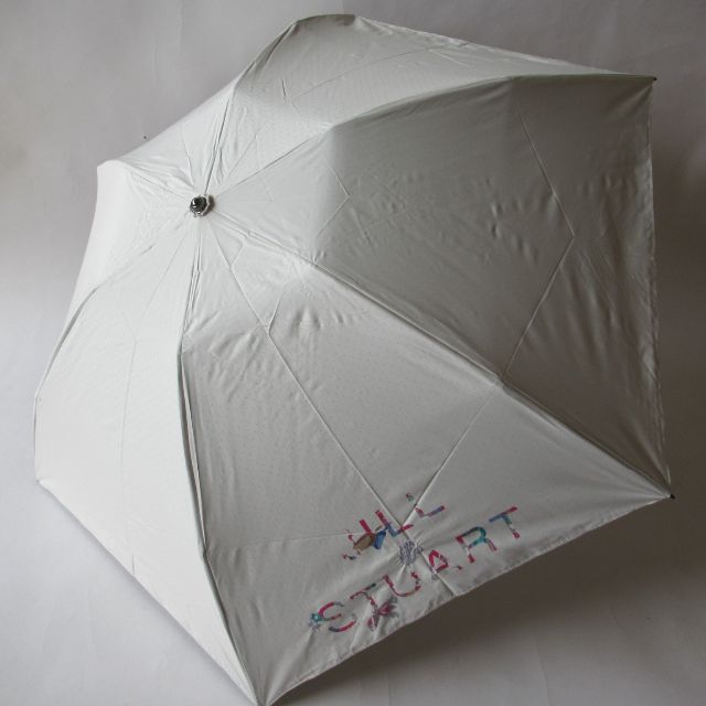 JILLSTUART(ジルスチュアート)のジルスチュアート新品ホワイト 晴雨兼用傘 日傘 / 折りたたみ / 軽量傘 レディースのファッション小物(傘)の商品写真