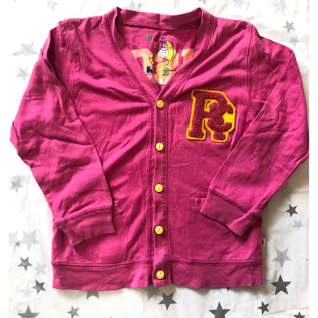 RODEO CROWNS(ロデオクラウンズ)のロデオ カーディガン Mサイズ キッズ/ベビー/マタニティのキッズ服女の子用(90cm~)(カーディガン)の商品写真