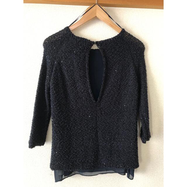 ZARA(ザラ)のZARA トップス　ネイビー レディースのトップス(その他)の商品写真