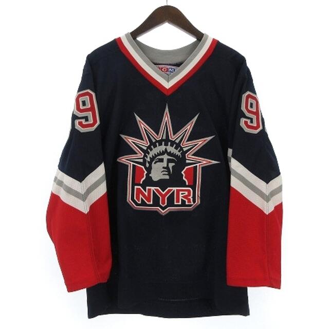 CCM NHL 90’s NYR No99 グレッキー ホッケーシャツ 紺 M