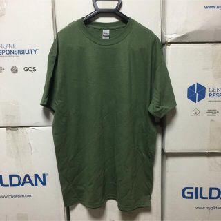 ギルタン(GILDAN)のGILDANギルダン☆半袖無地Tシャツ☆ポケット無し＊ミリタリーグリーン★2XL(Tシャツ/カットソー(半袖/袖なし))