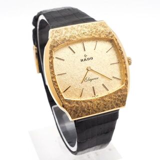 ラドー(RADO)の《希少》RADO Elegance 腕時計 機械式 手動 ゴールド アンティーク(腕時計(アナログ))
