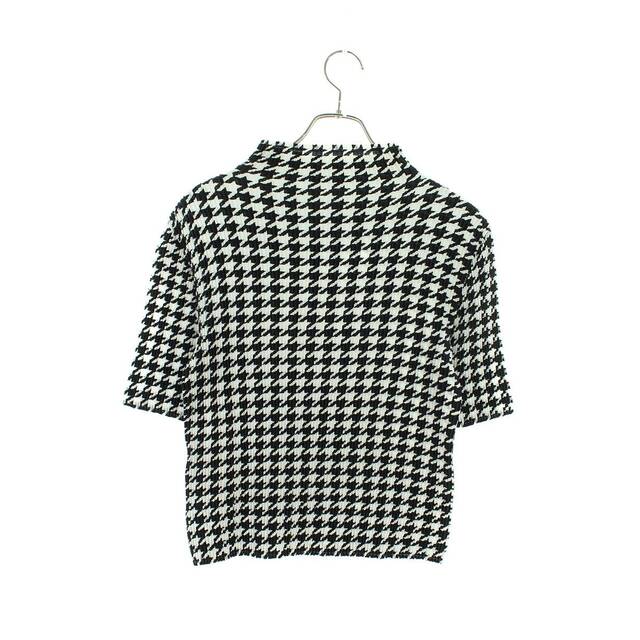 スペッチオ 千鳥柄プリーツTシャツ レディース 40 | gellonautos.cl