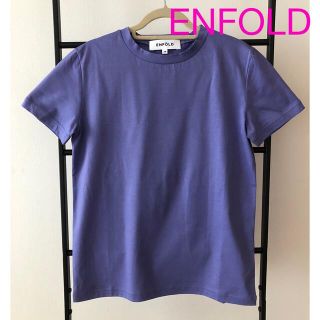 エンフォルド(ENFOLD)のENFOLD エンフォルド クールローレン 天竺コンパクトTシャツ 未使用(Tシャツ(半袖/袖なし))