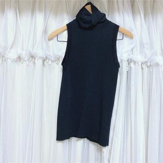 ザラ(ZARA)のZARA ノースリーブタートルネック(カットソー(半袖/袖なし))