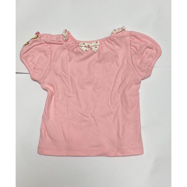 シャーリーテンプル Tシャツ トップス ピンク ひよこ 90サイズ