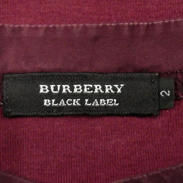 BURBERRY BLACK LABEL(バーバリーブラックレーベル)の廃盤 バーバリー シャツ ヘンリーネック メンズ カットソー 半袖 TY1843 メンズのトップス(Tシャツ/カットソー(半袖/袖なし))の商品写真