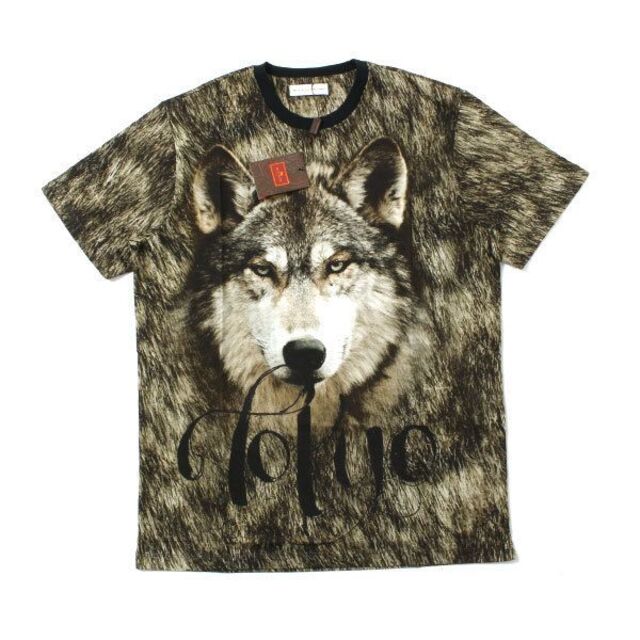 ETRO ウルフプリントTシャツ エトロ オオカミ 狼