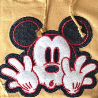 ディズニー(Disney)のミッキーマウス パーカー 半袖／ライトブラウン／120サイズ／ディズニー(Tシャツ/カットソー)