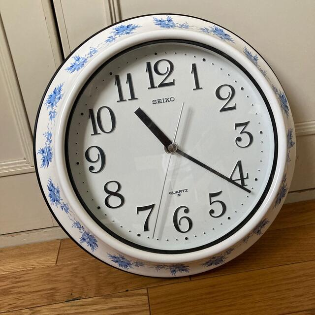 seiko セイコー レトロ壁掛け時計 花柄 vintage antique | フリマアプリ ラクマ