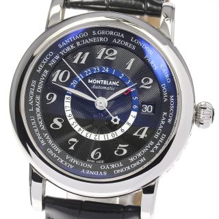 モンブラン(MONTBLANC)の☆美品 モンブラン スター ワールドタイム 109285 メンズ 【中古】(腕時計(アナログ))