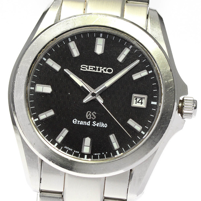 ☆訳あり【SEIKO】セイコー グランドセイコー デイト 8J56-8020/SBGF021 クォーツ メンズ【ev20】