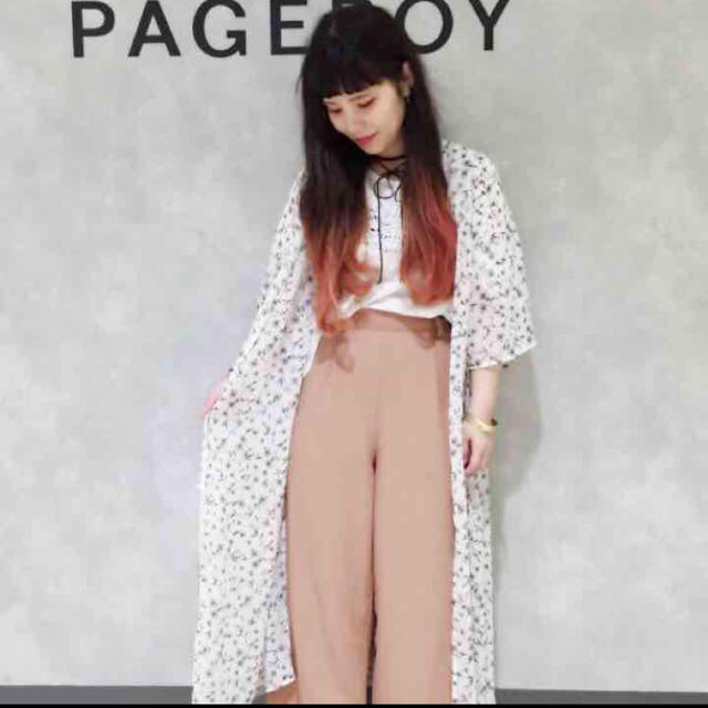 PAGEBOY(ページボーイ)の花柄ガウン とももん様専用 レディースのトップス(カーディガン)の商品写真