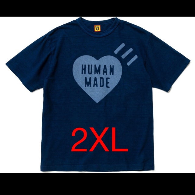 HUMAN MADE Tシャツ　indigo 2XL