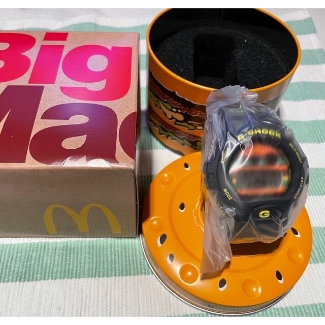 大特価 CASIO - 【新品未使用】BIGMAC コラボ G-SHOCK 腕時計(デジタル