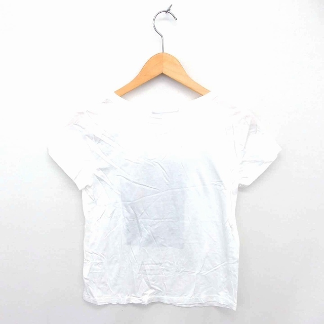 MAYSON GREY(メイソングレイ)のメイソングレイ Tシャツ カットソー 丸首 英字 半袖 2 白 黒 /TT25 レディースのトップス(Tシャツ(半袖/袖なし))の商品写真