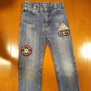 ステューシーSサイズSTUSSYジーンズGパンjeansデニムdenimキッズ