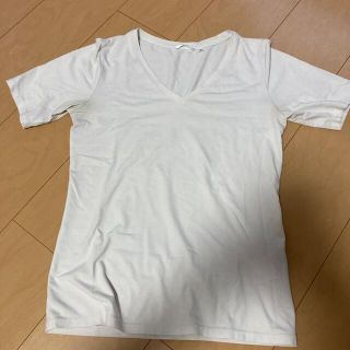 Vネック Tシャツ ユニクロ(Tシャツ/カットソー(半袖/袖なし))