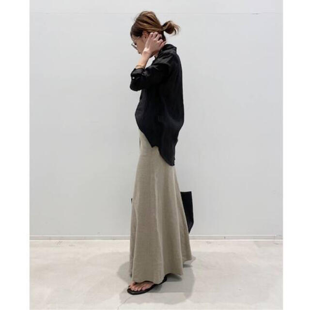 MADISONBLUE(マディソンブルー)のMADISON BLUE / マディソンブルー】LINEN MAXI SKIRT レディースのスカート(ロングスカート)の商品写真