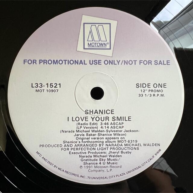 SHANICE/I LOVE YOUR SMILE【12inch】