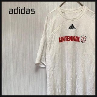 アディダス(adidas)のアディダス半袖ゲームシャツナンバリングセンターロゴワンポイントロゴ(Tシャツ/カットソー(半袖/袖なし))