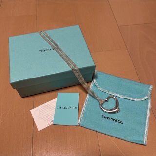 美品 即日発送 ティファニー オープンハート XL メッシュ ネックレス-