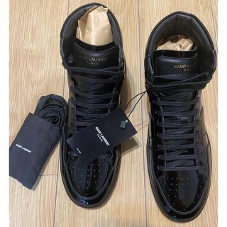 サンローラン(Saint Laurent)のSaint Laulent サンローラン　ハイカット　スニーカー　パテントレザー(スニーカー)