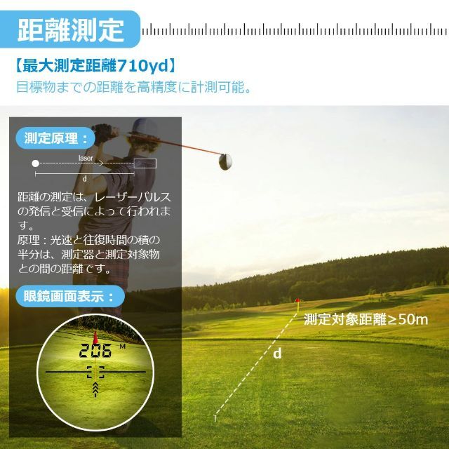 多機能レーザー距離計⛳HONITA 6