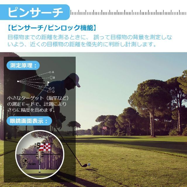 多機能レーザー距離計⛳HONITA 7