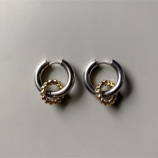 エンフォルド(ENFOLD)のContrast 2way ring silver pierce No.878(ピアス)