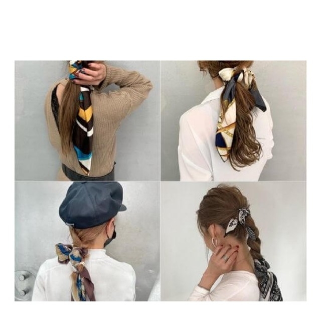 ファッション小物⭐️未使用 美品 HERMES エルメス ツイリー スカーフ ヘアアクセサリー