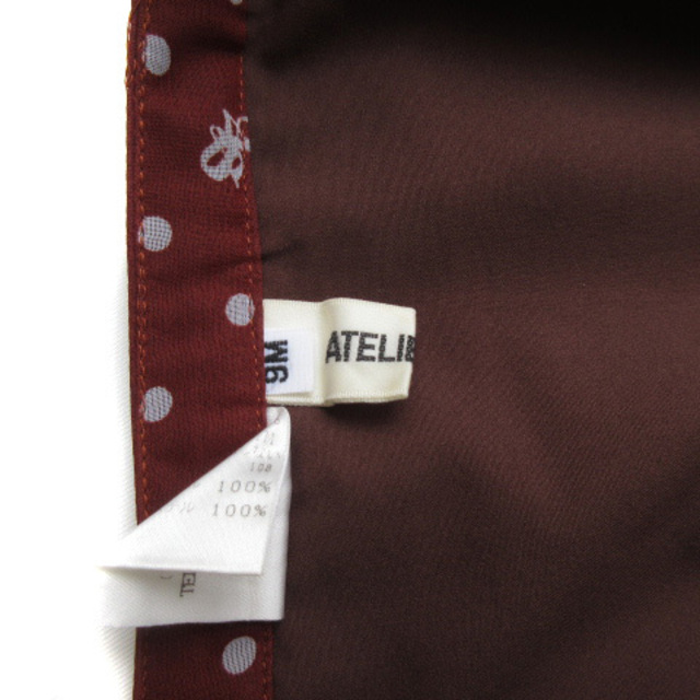 ATELIER SAB(アトリエサブ)のアトリエサブ ATELIER SAB スカート プリーツ ドット シフォン レディースのスカート(ひざ丈スカート)の商品写真
