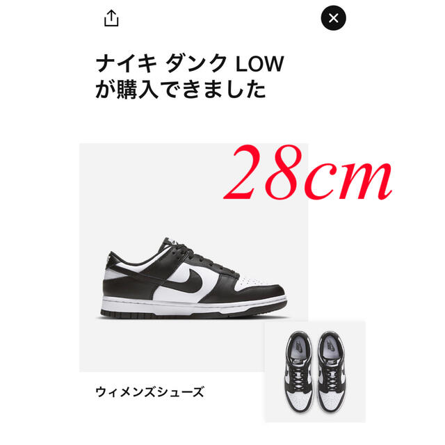 NIKE(ナイキ)のNike Wmns Dunk Low ナイキ ダンク LOW 28 レディースの靴/シューズ(スニーカー)の商品写真