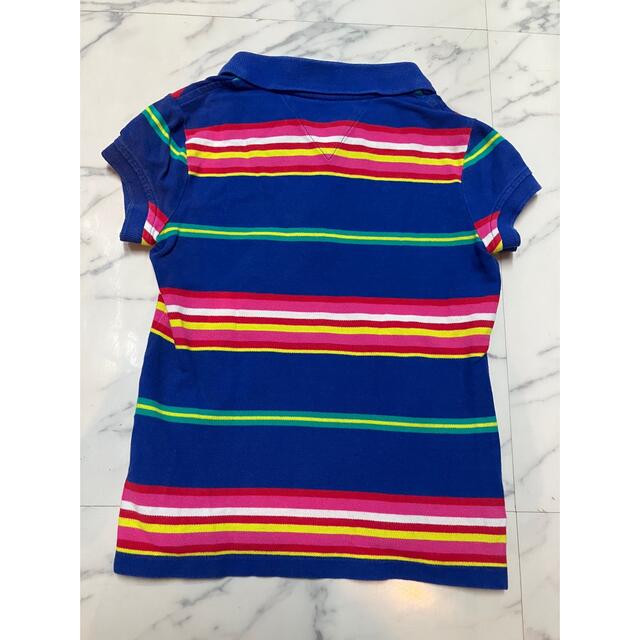 TOMMY HILFIGER(トミーヒルフィガー)のポロシャツ トミーヒルフィガー　キッズ　ポロシャツ　6歳7歳　120センチ キッズ/ベビー/マタニティのキッズ服女の子用(90cm~)(Tシャツ/カットソー)の商品写真