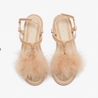 ザラキッズ(ZARA KIDS)のフェザーサンダル　18.5cm(サンダル)