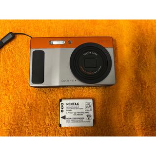 ペンタックス(PENTAX)のPENTAX   OPTIO H90 オレンジ&シルバー　中古品(コンパクトデジタルカメラ)