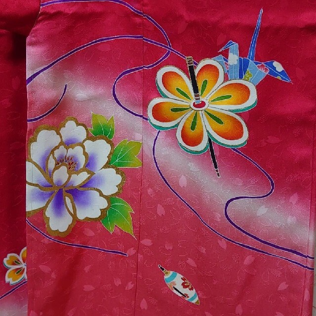 609 ( 保管品 ) 七五三 正絹 四つ身着物の通販 by mimi's shop 609 ( 保管品 ) 七五三 正絹 四つ身着物の通販 by mimi's shop