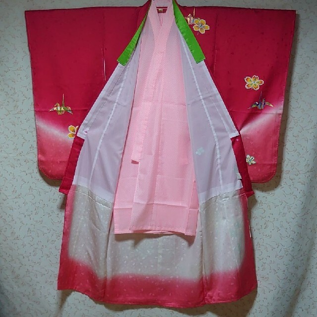 609 ( 保管品 ) 七五三 正絹 四つ身着物の通販 by mimi's shop 609 ( 保管品 ) 七五三 正絹 四つ身着物の通販 by mimi's shop