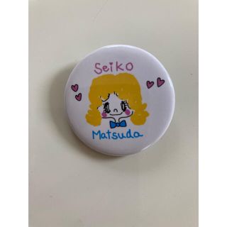 松田聖子缶バッジ(アイドルグッズ)