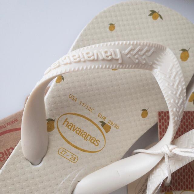 havaianas(ハワイアナス)のkonges sloejd havaianas レモン　コンゲスロイド キッズ/ベビー/マタニティのキッズ靴/シューズ(15cm~)(サンダル)の商品写真