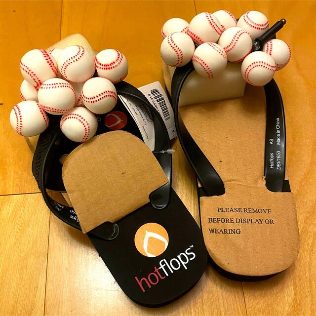 通常在庫品 hotflops ホットフロップス サンダル ベースボール付