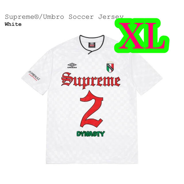 Supreme Umbro Soccer Jersey White XL - シャツ