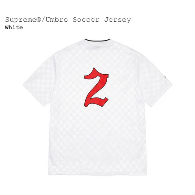Supreme - Supreme Umbro Soccer Jersey White XLの通販 by たそ's ...
