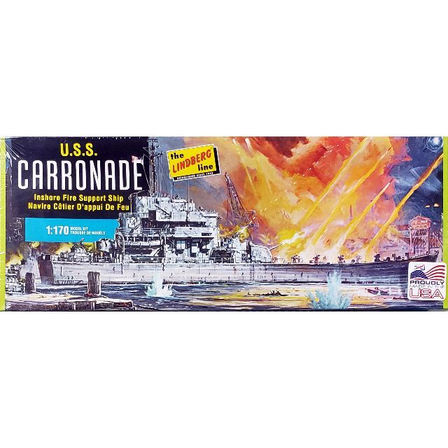 USS カロネード 沿岸火力支援艦 1/170 リンドバーグ