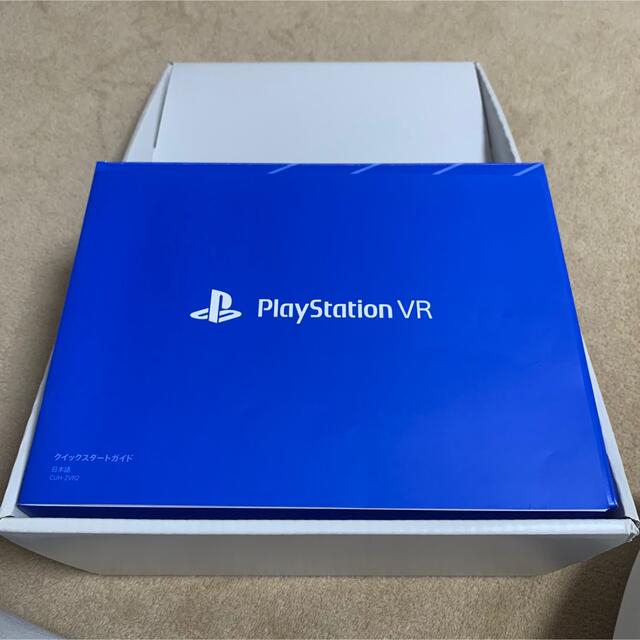 PlayStation VR(プレイステーションヴィーアール)の【カッチャン36様専用機】PSVRカメラ同梱版一式　CUH-ZVR2 JX エンタメ/ホビーのゲームソフト/ゲーム機本体(家庭用ゲーム機本体)の商品写真