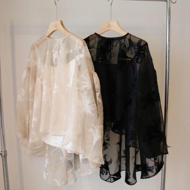 ACKA sheer over flare blouse レディースのトップス(シャツ/ブラウス(長袖/七分))の商品写真