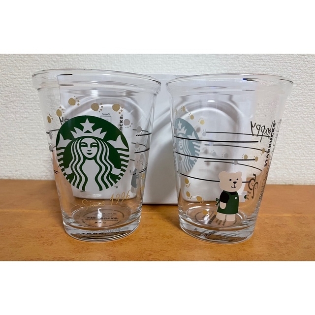 Starbucks Coffee - コレクタダブルコールドカップグラスべアリスタ ...