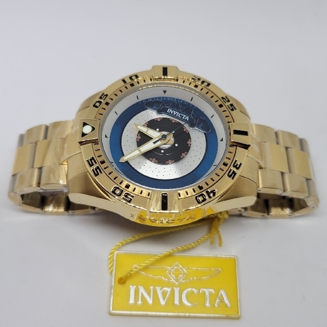 INVICTA(インビクタ)のInvicta 51mm S1Rally “ローター＆キャリパー” ゴールド メンズの時計(腕時計(アナログ))の商品写真