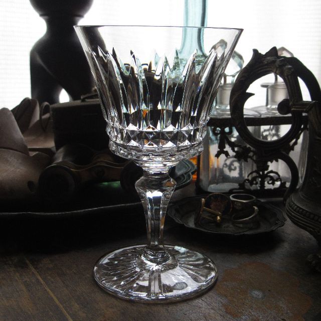 【国際ブランド】 Baccarat オールドバカラ　1939年～「Buckingham」刻印裏端 - グラス+カップ