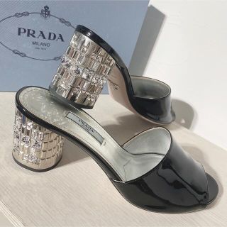 プラダ(PRADA)のPRADA デザインヒール ミュール(ミュール)